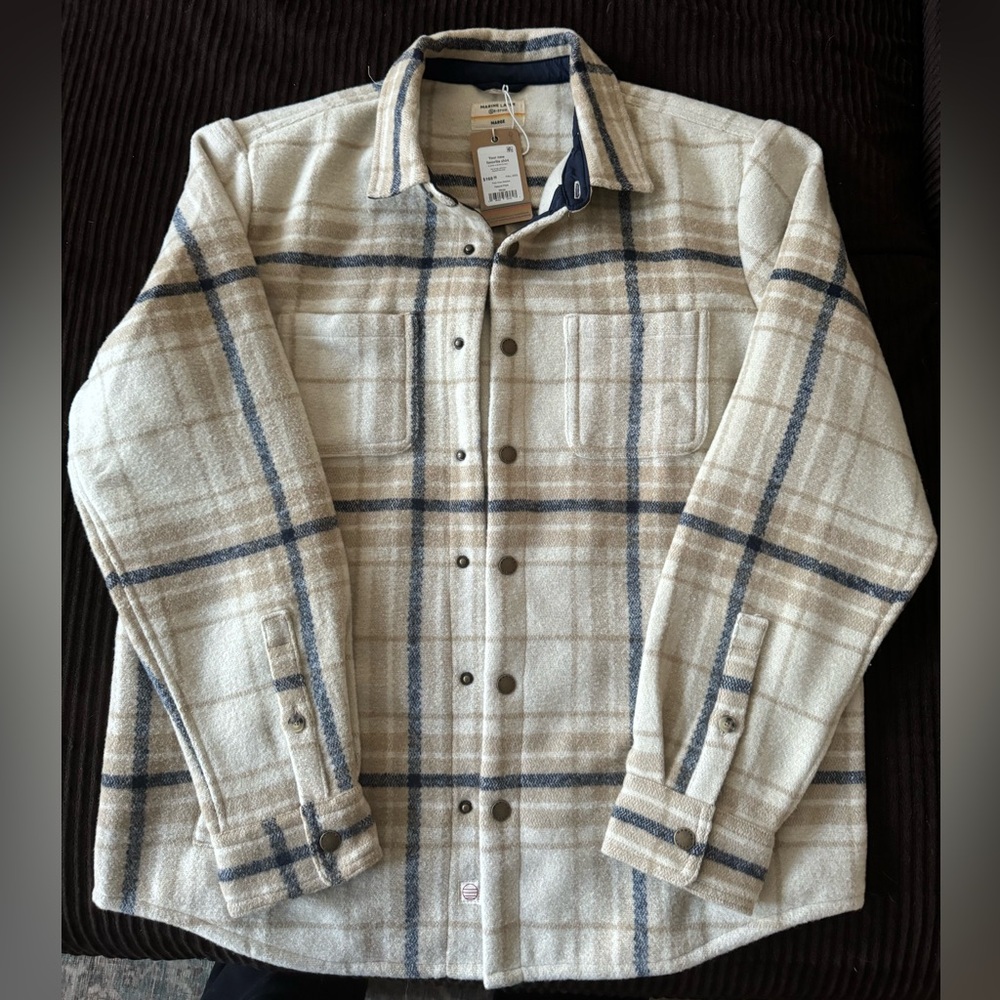 Marine Layer - Plaid Snap Shacket